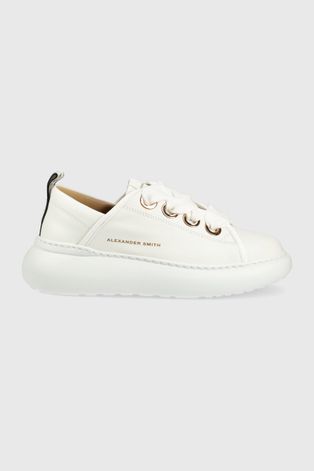 Alexander Smith sneakers din piele Queen culoarea alb