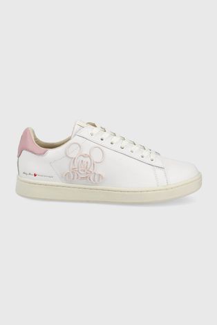 Kožne cipele MOA Concept Gallery boja: bijela
