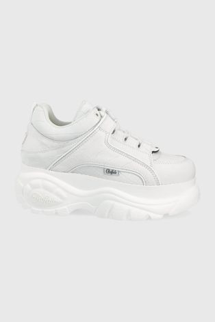 Δερμάτινα παπούτσια Buffalo 1339-14 2.0 χρώμα: άσπρο