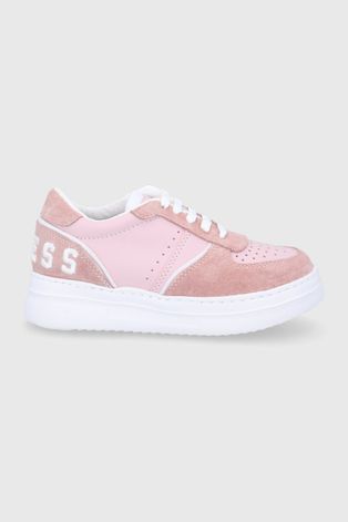 Dětské boty Guess růžová barva