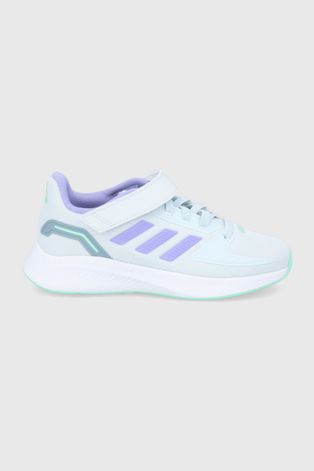 Детские ботинки adidas Runfalcon цвет фиолетовый