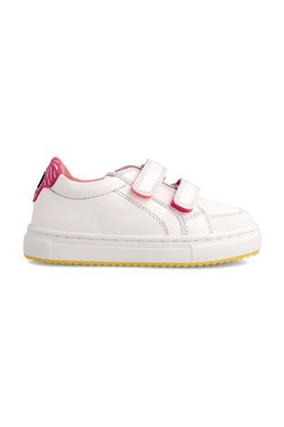 Παιδικά δερμάτινα παπούτσια Garvalin χρώμα: άσπρο