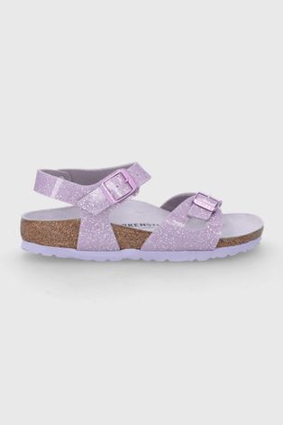 Дитячі сандалі Birkenstock колір фіолетовий