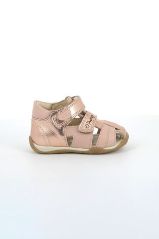 Primigi sandale din piele pentru copii culoarea roz