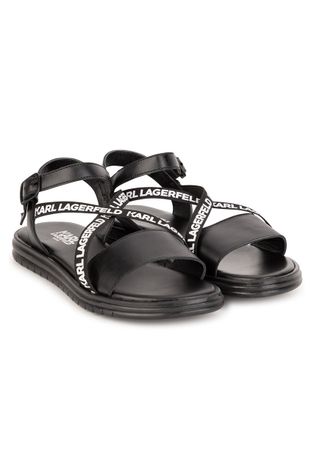 Karl Lagerfeld sandale copii culoarea negru