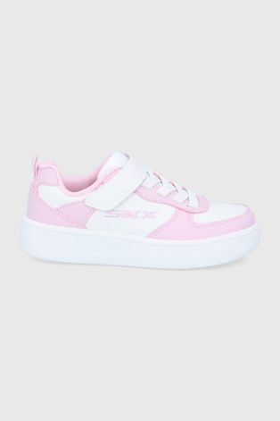 Παιδικά παπούτσια Skechers χρώμα: ροζ