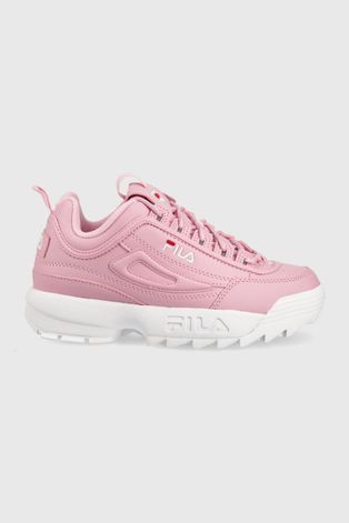 Παιδικά αθλητικά παπούτσια Fila χρώμα: ροζ