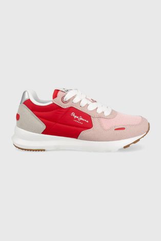 Dětské sneakers boty Pepe Jeans růžová barva