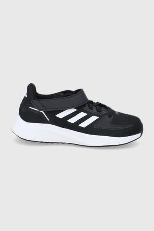 Детские ботинки adidas Runfalcon 2.0 цвет чёрный