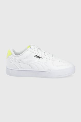 Topánky Puma biela farba