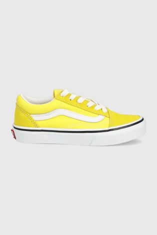 Παιδικά πάνινα παπούτσια Vans χρώμα: κίτρινο