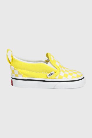 Παιδικά πάνινα παπούτσια Vans χρώμα: κίτρινο