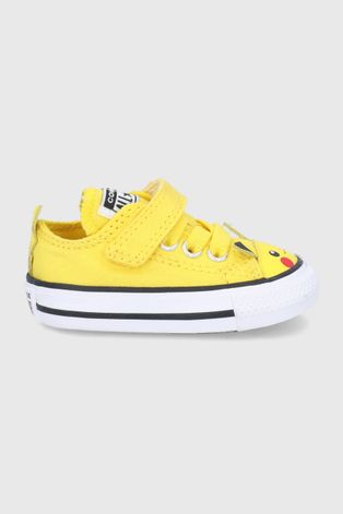 Детские кеды Converse цвет жёлтый