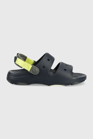 Detské sandále Crocs tmavomodrá farba