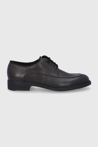 Kožne cipele Boss za muškarce, boja: smeđa
