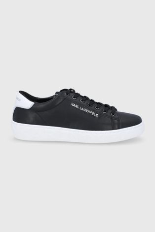 Δερμάτινα παπούτσια Karl Lagerfeld Kupsole Iii χρώμα: μαύρο