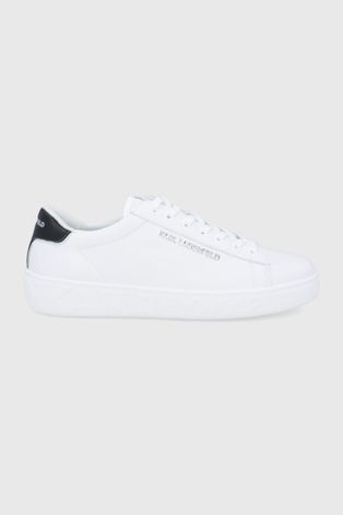 Karl Lagerfeld bőr cipő Kupsole Iii fehér