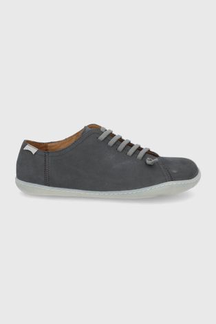 Semišové boty Camper Peu Cami šedá barva