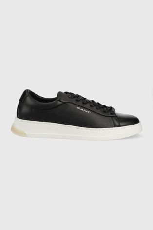 Δερμάτινα αθλητικά παπούτσια Gant Blancci χρώμα: μαύρο