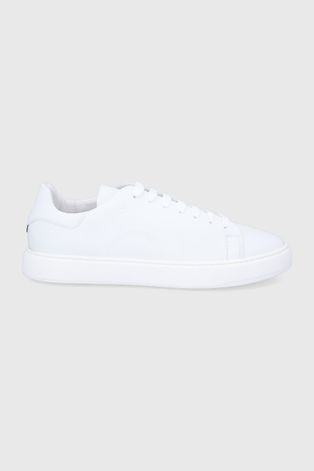 Кожаные ботинки Liu Jo Uomo цвет белый