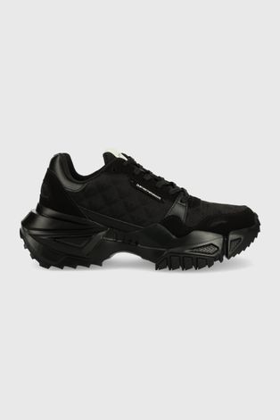 Sneakers boty Emporio Armani černá barva