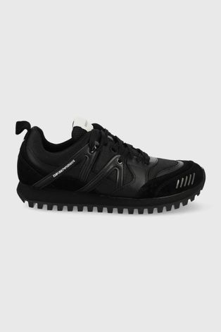 Topánky Emporio Armani čierna farba