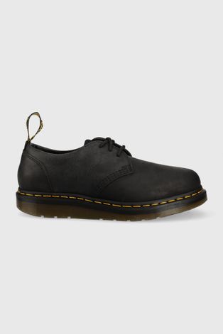 Шкіряні туфлі Dr. Martens чоловічі колір чорний