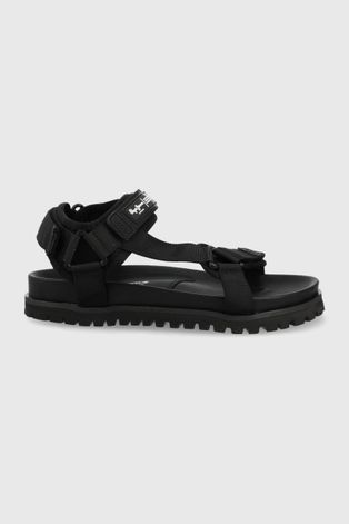 Sandále Pepe Jeans Urban Sandal Tech pánske, čierna farba