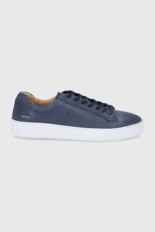Δερμάτινα παπούτσια Tiger Of Sweden Salas χρώμα: ναυτικό μπλε