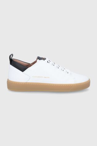 Δερμάτινα παπούτσια Alexander Smith Oxford χρώμα: άσπρο