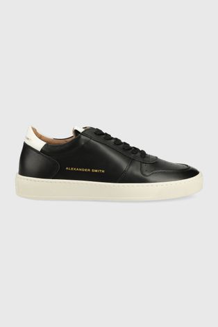 Δερμάτινα αθλητικά παπούτσια Alexander Smith Cambridge χρώμα: μαύρο