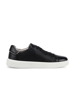 Δερμάτινα παπούτσια Geox Velletri χρώμα: μαύρο