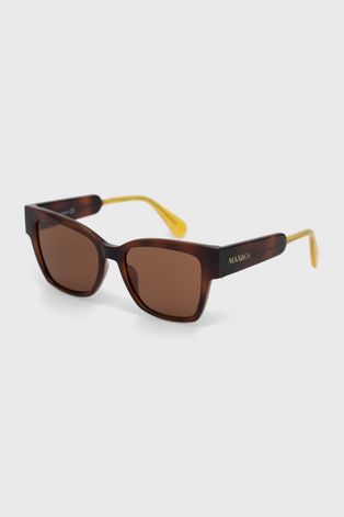 Сонцезахисні окуляри MAX&Co. жіночі колір коричневий