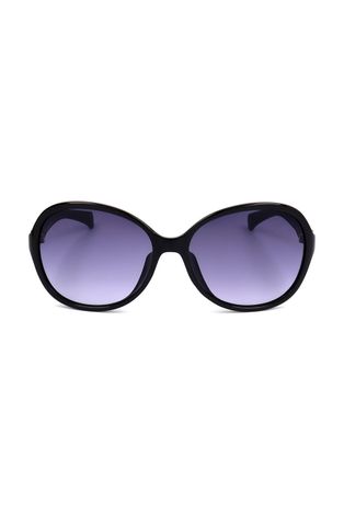 Сонцезахисні окуляри Calvin Klein жіночі колір чорний