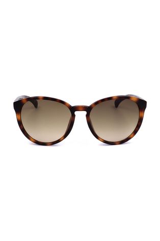 Сонцезахисні окуляри Calvin Klein жіночі колір коричневий
