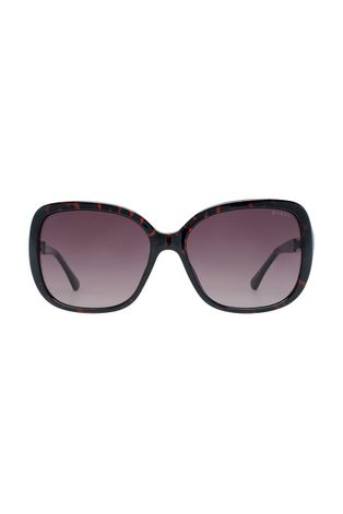 Сонцезахисні окуляри Guess жіночі колір коричневий