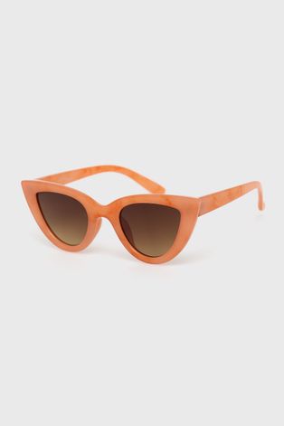 Jeepers Peepers okulary przeciwsłoneczne kolor pomarańczowy