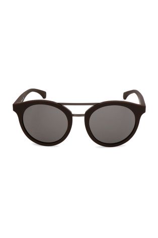 Сонцезахисні окуляри Calvin Klein колір коричневий