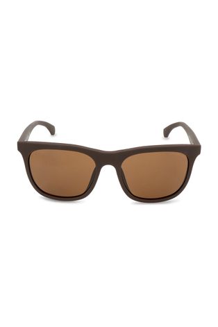 Сонцезахисні окуляри Calvin Klein колір коричневий