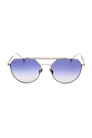 Сонцезахисні окуляри Lacoste колір срібний