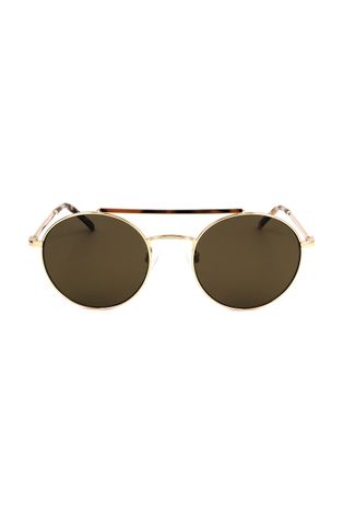 Sluneční brýle Calvin Klein zlatá barva
