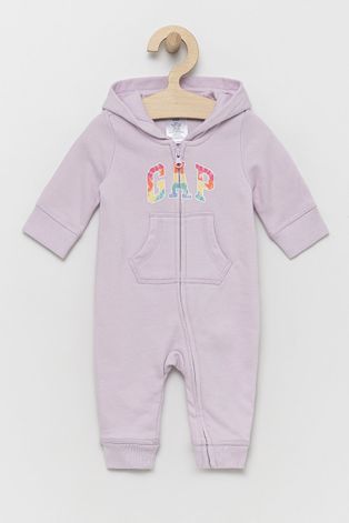 Ολόσωμη φόρμα μωρού GAP χρώμα: μοβ