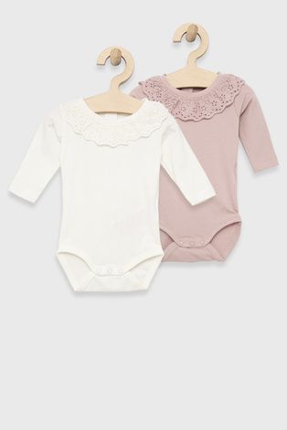 Name it body niemowlęce (2-pack) kolor różowy