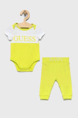 Комплект для немовлят Guess колір зелений