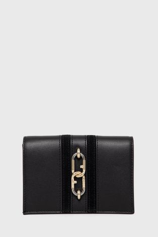 Шкіряний гаманець Furla Sirena жіночий колір чорний