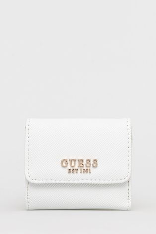 Guess portfel damski kolor biały