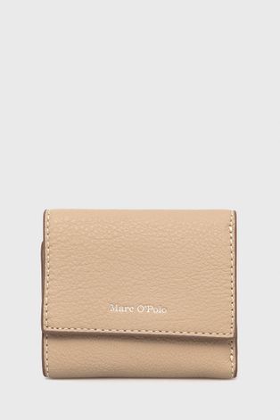 Kožená peněženka Marc O'Polo dámská, průhledná barva