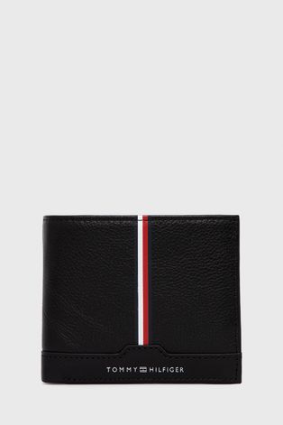Peňaženka Tommy Hilfiger pánsky, čierna farba