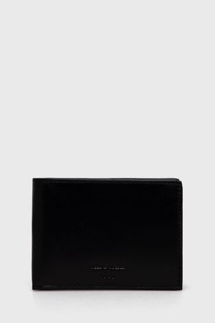 Kožená peněženka Tiger Of Sweden pánská, černá barva