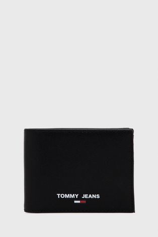 Портфейл Tommy Jeans мъжки в черно